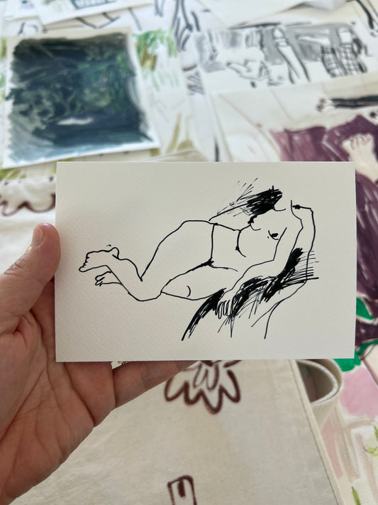 Reclining (A6 PRINT)