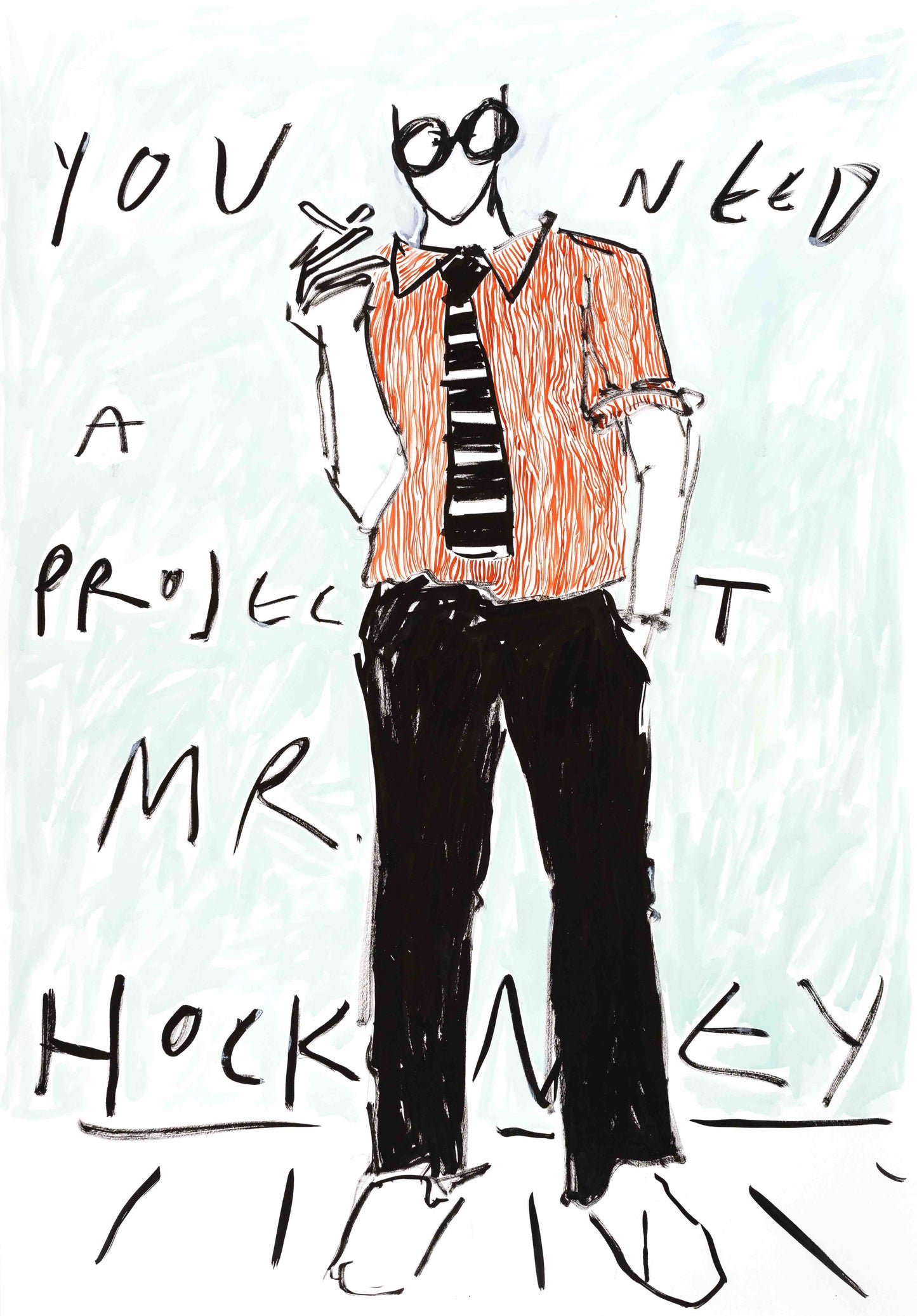 You Need a Project, Mr. Hockney