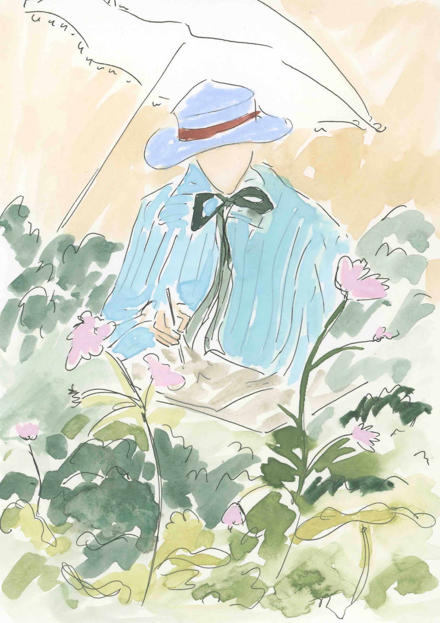 Sketching in the Garden