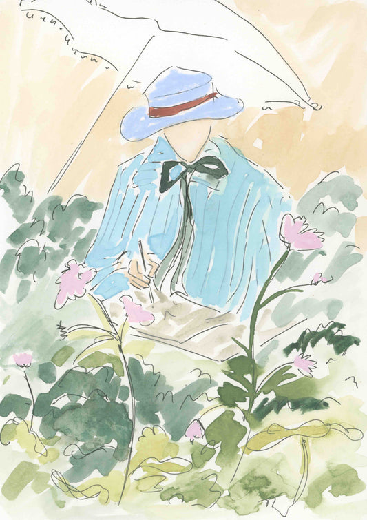 Sketching in the Garden