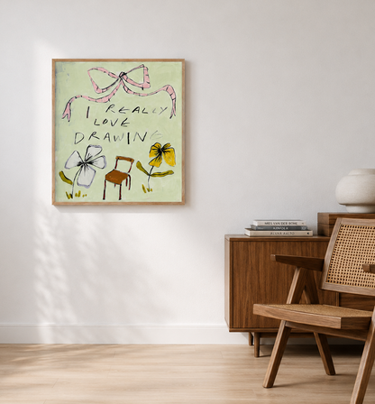 Love Drawing (Canvas)