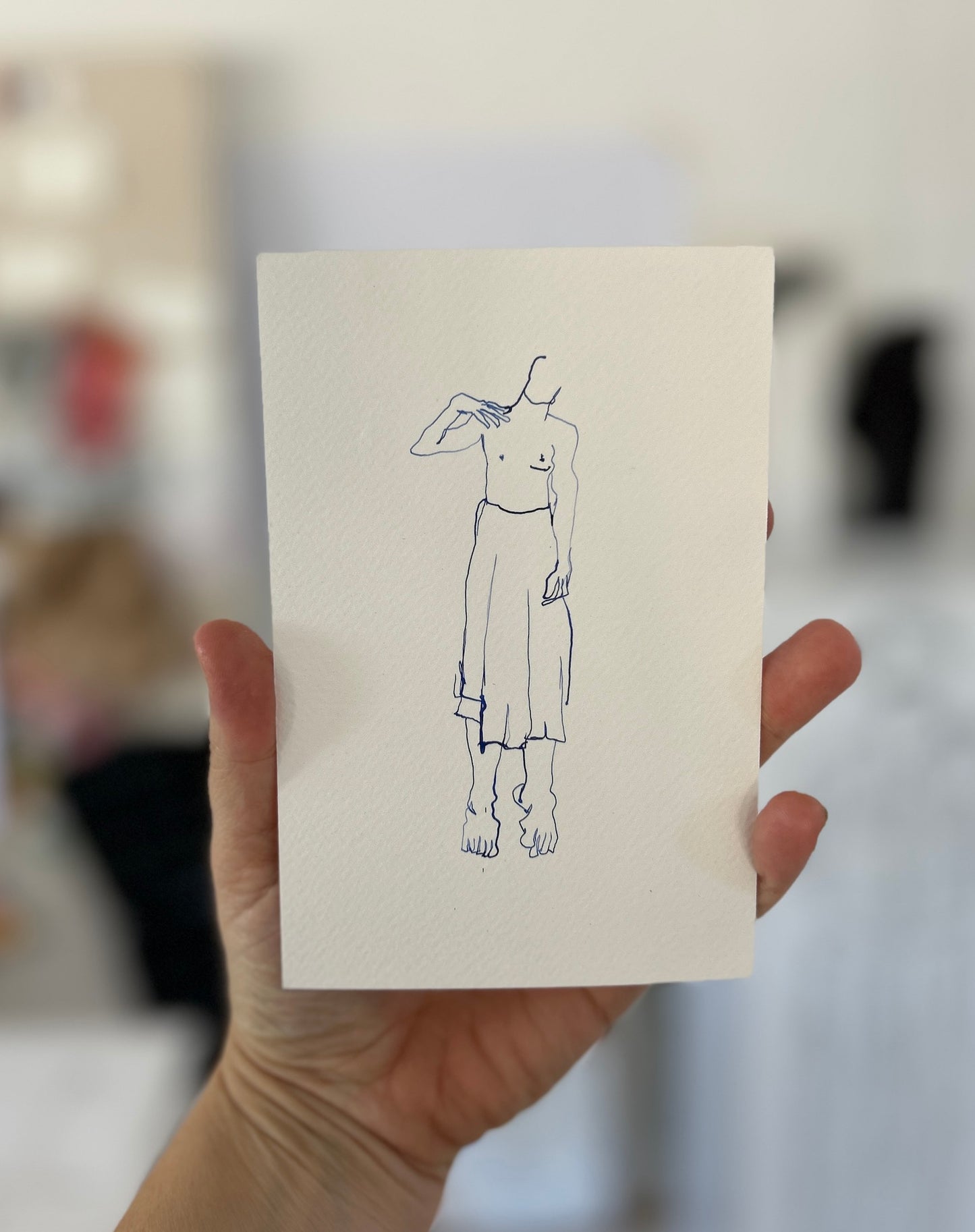 Greg in a House Dress (A6 PRINT)