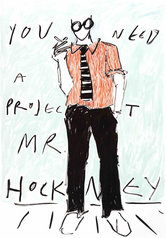 You Need a Project, Mr. Hockney